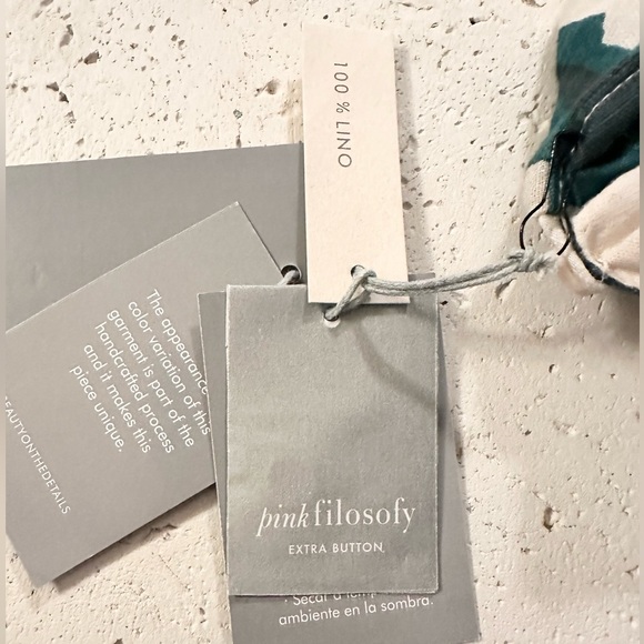 NWT Pinkfilosofy Bass Jumpsuit Ecru Print size Medium new with tag - Picture 10 of 14